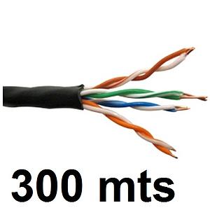 Cable UTP Cat5 exterior x 305 mts. 100% cobre