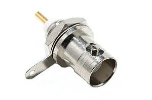 Conector BNC Hembra soldar para chasis