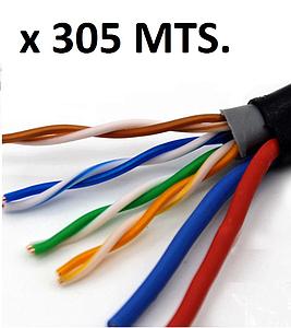 Cable FTP blindado siames bipolar (2x0,50) x 305 mts.