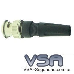 Conector BNC para coaxil salida recta