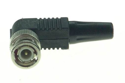 Conector BNC para coaxil salida 90°