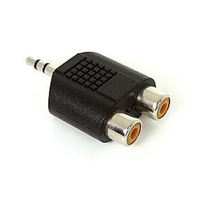 Adaptador 2 RCA Hembra a 3.5 macho