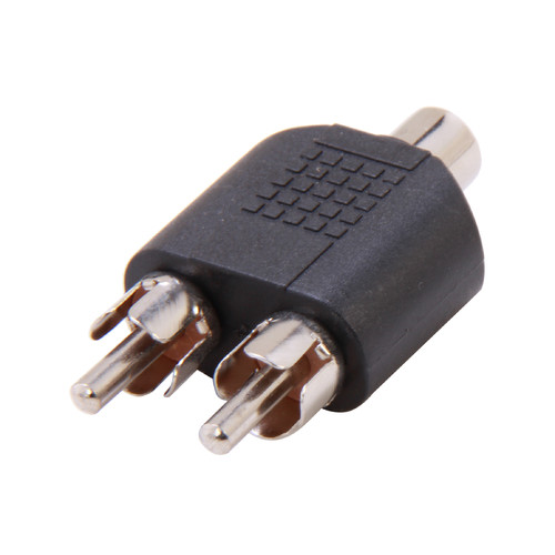 Adaptador 2 RCA Macho a RCA Hembra
