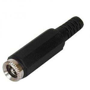 Conector DC hembra soldar