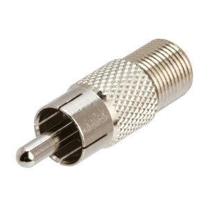 Conector F hembra a RCA Macho