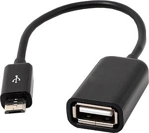 USB hembra a Micro USB Macho OTG