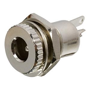 Conector alimentación para chasis hembra 2.1x5.5mm